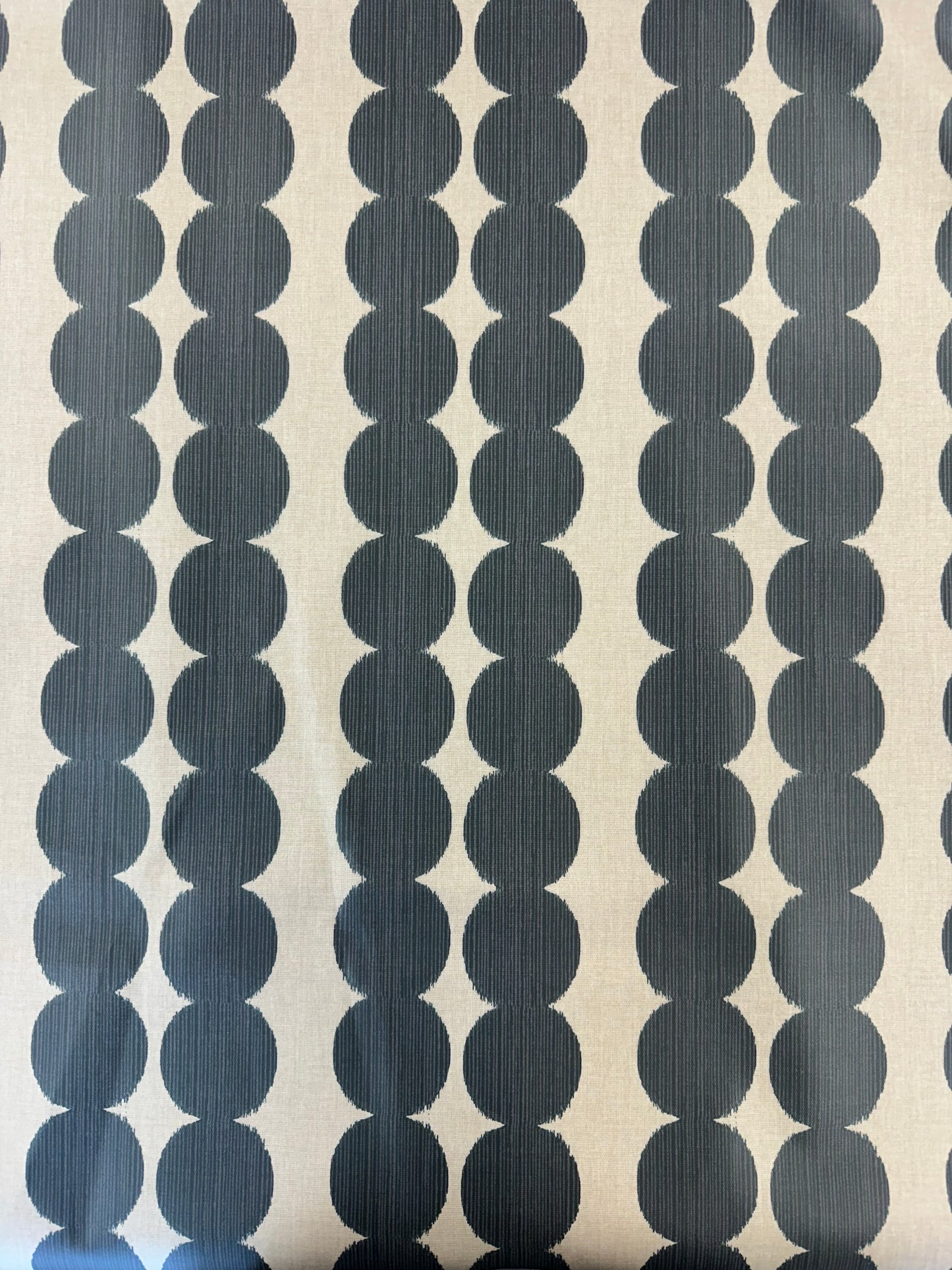 Black and Cream PVC Wipe Clean Tablecloth