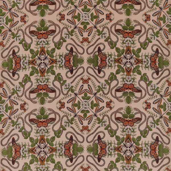 Emerald Forest Blush Jacquard