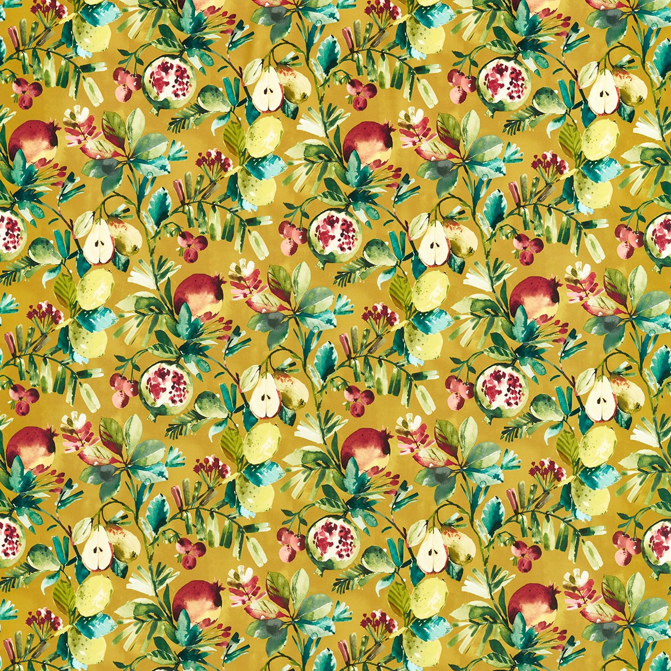Fruta Ochre Velvet