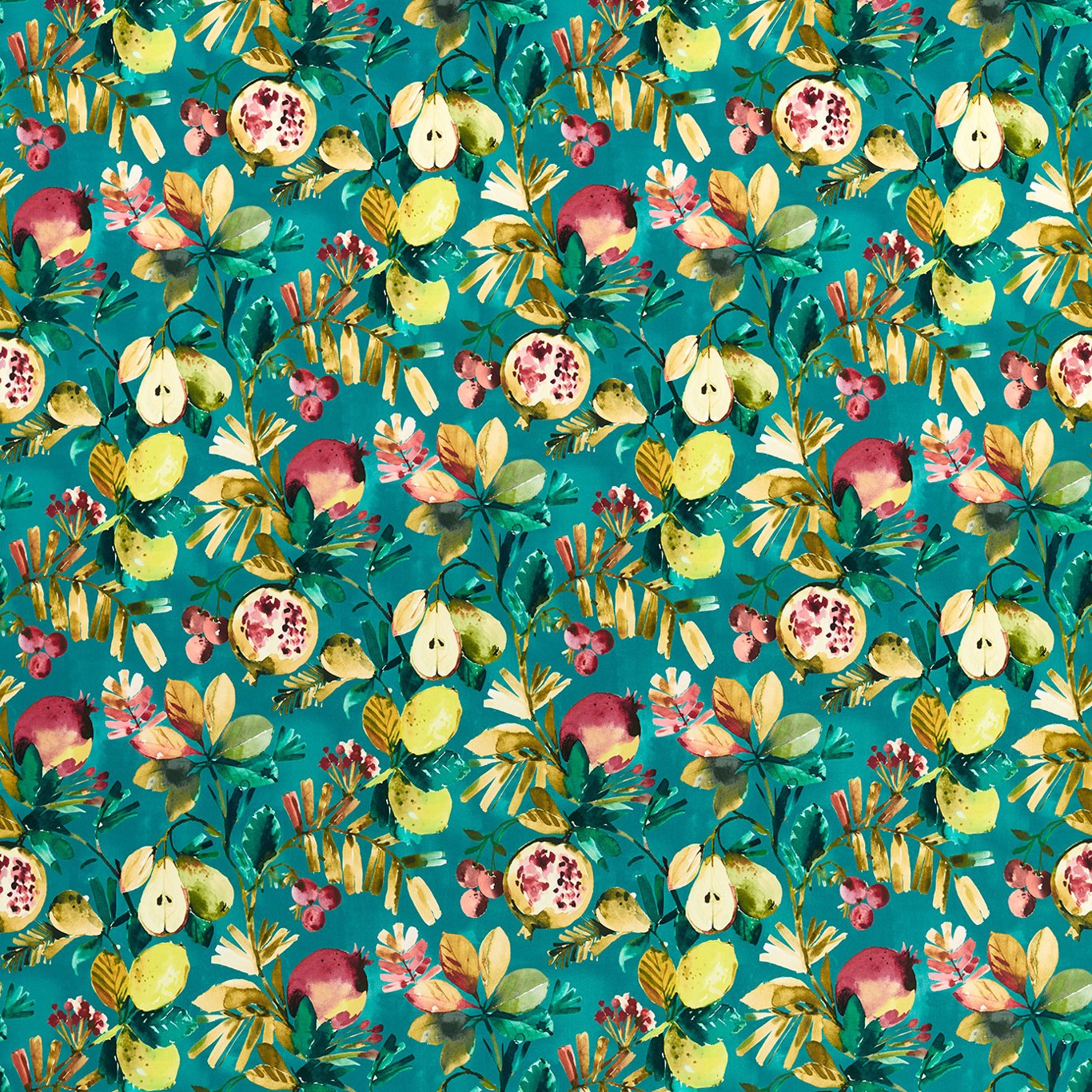 Fruta Teal Velvet