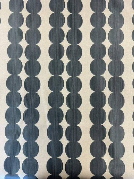 Black and Cream PVC Wipe Clean Tablecloth