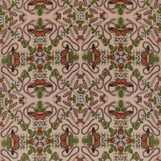 Emerald Forest Blush Jacquard